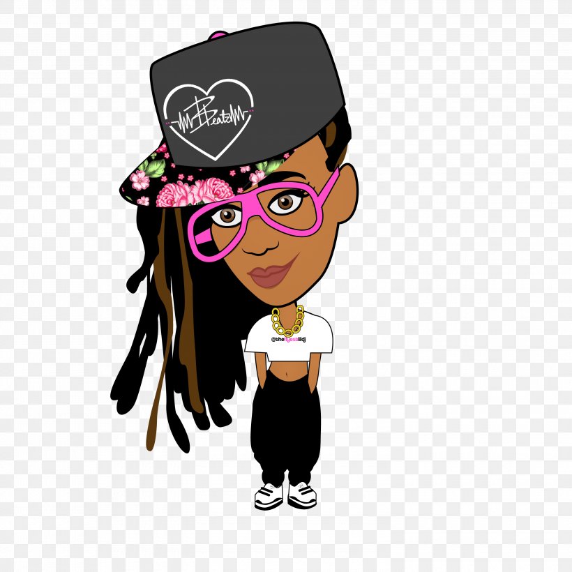 DJ Beauty And The Beatz Birthday Flex Illustration Glasses YouTube, PNG, 3000x3000px, Glasses, Animal, Art, Behavior, Cartoon Download Free
