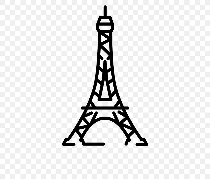 Eiffel Tower Champ De Mars Arc De Triomphe Sacré-Cœur, Paris, PNG, 700x700px, 58 Tour Eiffel, Eiffel Tower, Arc De Triomphe, Black, Black And White Download Free