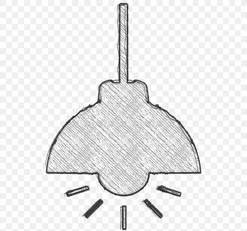 Household Devices And Appliance Icon Lamp Icon, PNG, 520x766px, Lamp Icon, Angle, Black, Black And White, Drawing Download Free