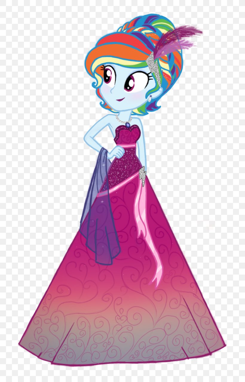 Rainbow Dash Rarity Pinkie Pie Equestria My Little Pony, PNG, 720x1280px, Rainbow Dash, Art, Cartoon, Clothing, Costume Design Download Free