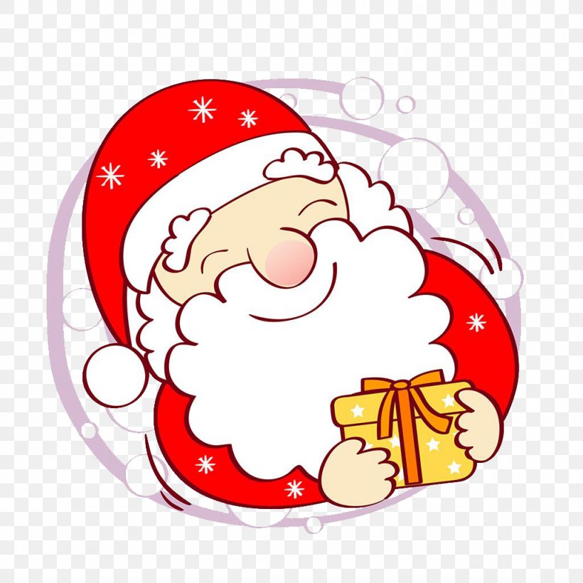 Santa Claus Illustration Christmas Day Royalty-free Gift, PNG, 1024x1024px, Santa Claus, Area, Cartoon, Christmas, Christmas Day Download Free