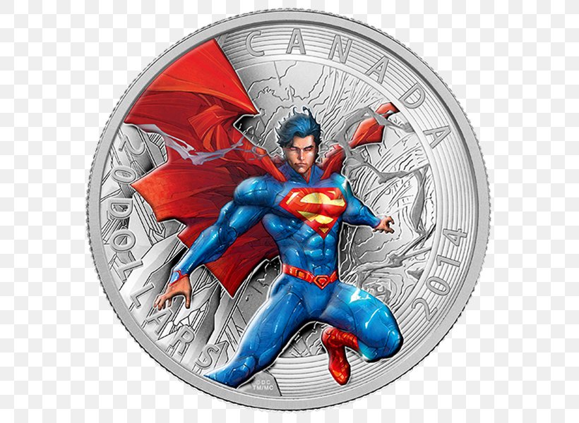Superman Canada Royal Canadian Mint Coin Comic Book, PNG, 600x600px, Superman, Action Figure, Canada, Coin, Coin Collecting Download Free