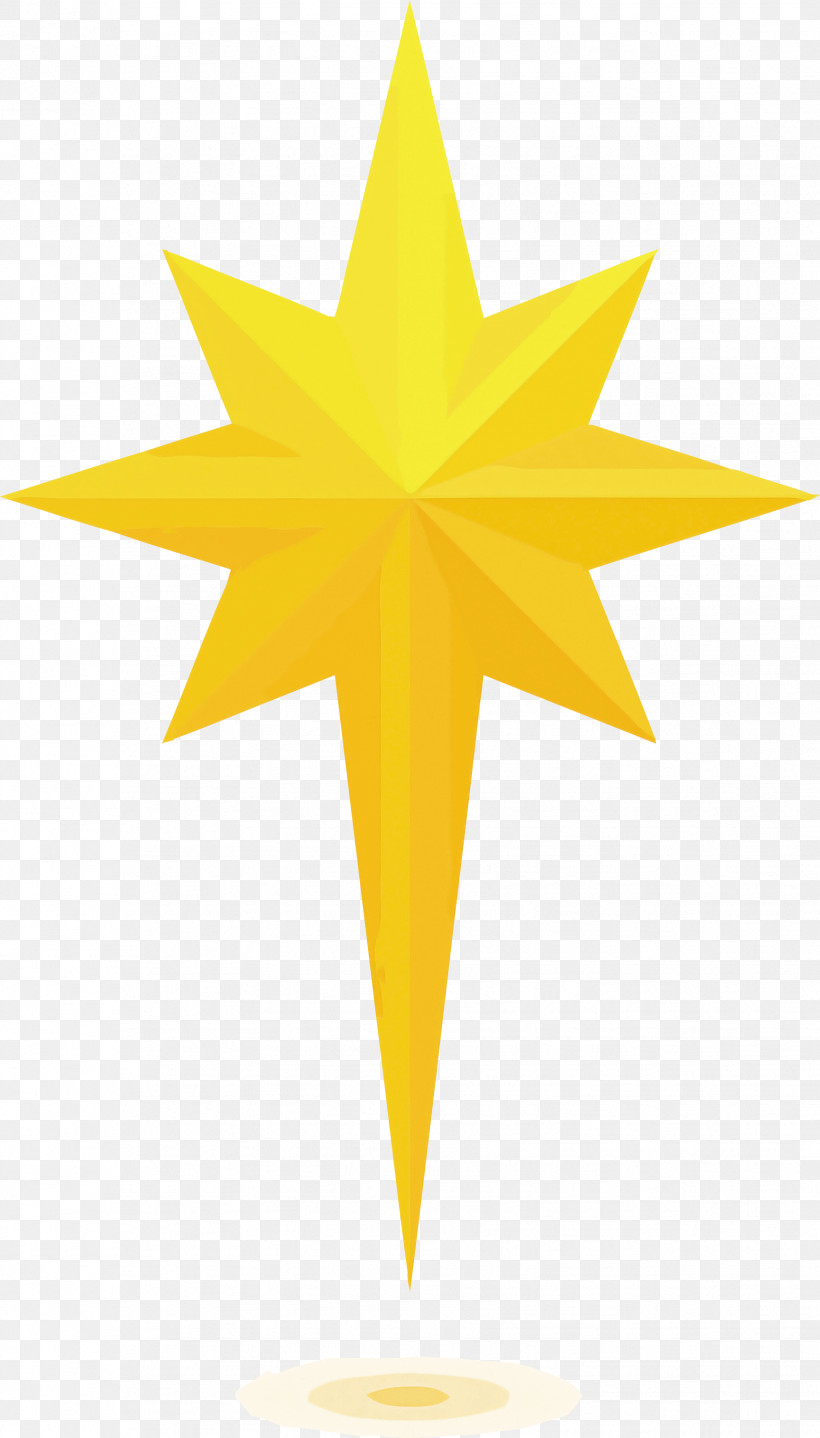 Christmas Star, PNG, 1729x3034px, Christmas Star, Astronomical Object, Star, Symmetry, Yellow Download Free