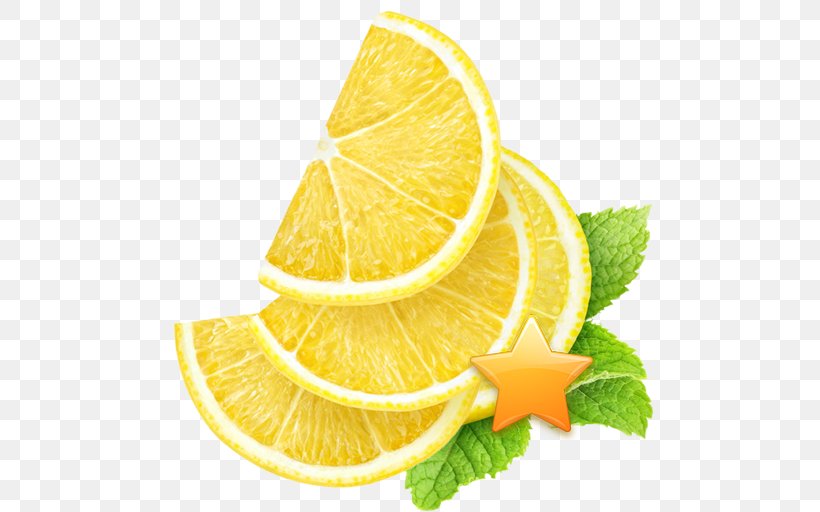 Lemon-lime Drink Slice Fruit, PNG, 512x512px, Lemon, Apple, Citric Acid, Citron, Citrus Download Free