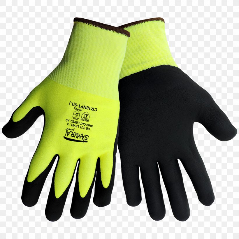 Cut-resistant Gloves Medical Glove Nitrile Rubber High-visibility Clothing, PNG, 1000x1000px, Cutresistant Gloves, Ansell, Bicycle Glove, Cycling Glove, Disposable Download Free