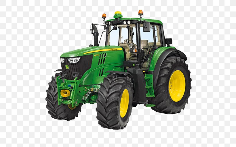 John Deere Tractor Agriculture Heavy Machinery Power Take-off, PNG, 512x512px, John Deere, Agricultural Machinery, Agriculture, Automotive Tire, Baler Download Free