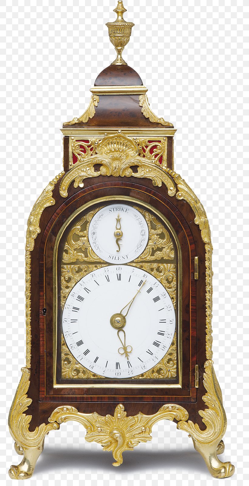 01504 Antique Clock, PNG, 767x1600px, Antique, Brass, Clock, Home Accessories, Metal Download Free