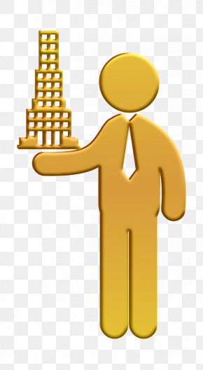 People Icon Human Pictos Icon Architect With Building Project Icon PNG