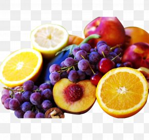 Lemon Grapes Fruit Picture Material - Smoothie Grapefruit Fruit Salad PNG