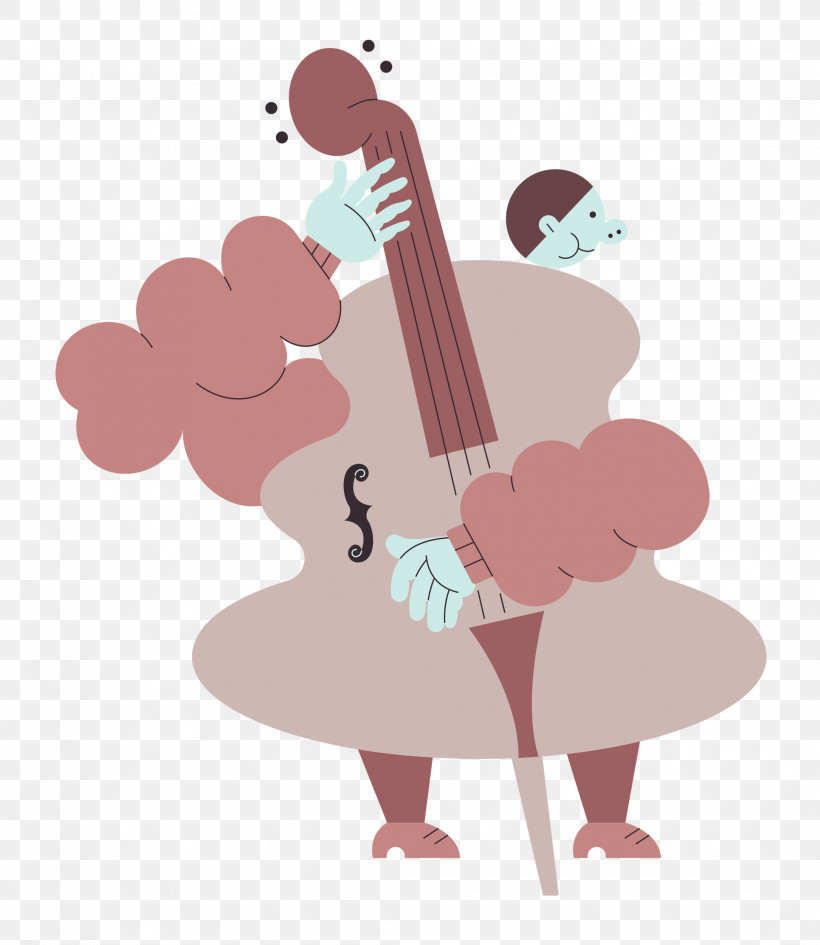 String Instrument Cello Cartoon String Heart, PNG, 2169x2500px, String Instrument, Biology, Cartoon, Cello, Character Download Free