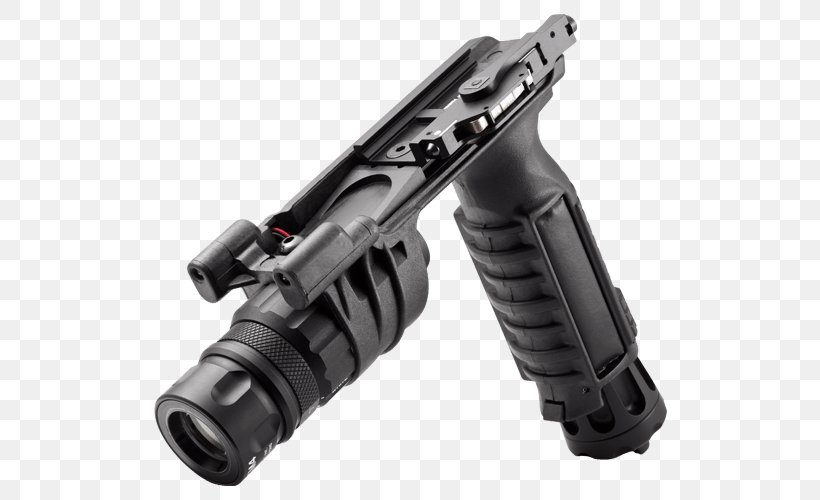 Tactical Light SureFire Flashlight Vertical Forward Grip, PNG, 700x500px, Light, Air Gun, Ar15 Style Rifle, Firearm, Flashlight Download Free
