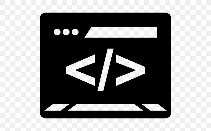 Web Development Source Code Computer Programming, PNG, 512x512px, Web Development, Area, Black, Black And White, Brand Download Free