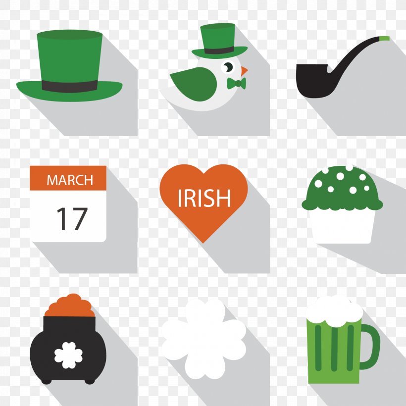 Ireland Saint Patricks Day Download Icon, PNG, 1667x1667px, Ireland, Brand, Clover, Green, Handicraft Download Free