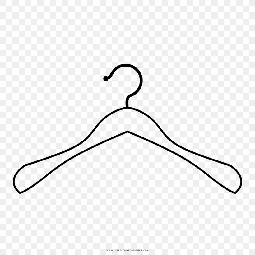 Point Clothes Hanger Clip Art, PNG, 1000x1000px, Point, Area, Black And White, Clothes Hanger, Clothing Download Free