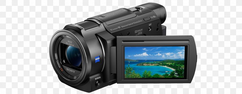 Sony Handycam FDR-AX33 4K Resolution Video Cameras Sony Handycam FDR-AX53, PNG, 2028x792px, 4k Resolution, Sony Handycam Fdrax33, Camera, Camera Accessory, Camera Lens Download Free