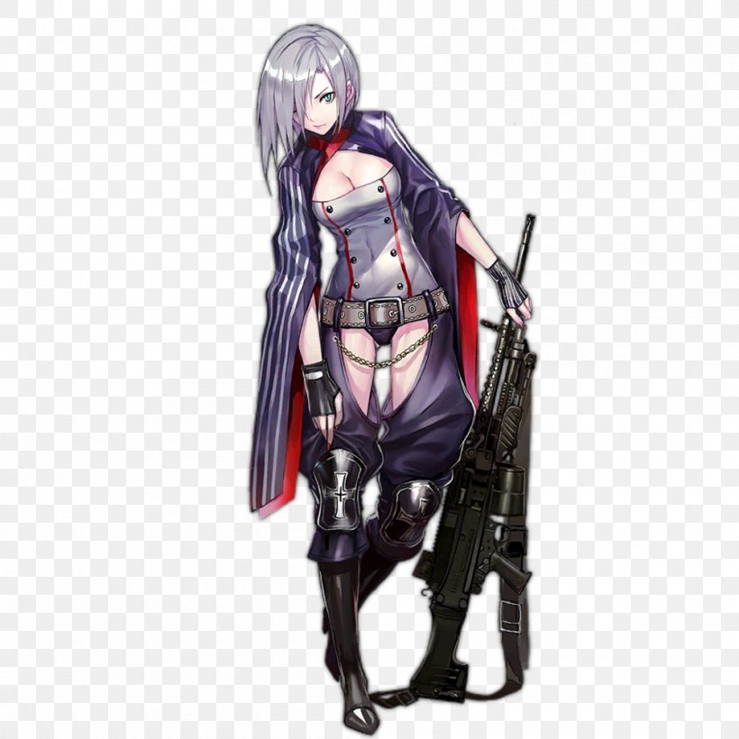 Girls' Frontline Heckler & Koch MG5 サンボーン Heckler & Koch G11 Weapon, PNG, 1000x1000px, Watercolor, Cartoon, Flower, Frame, Heart Download Free