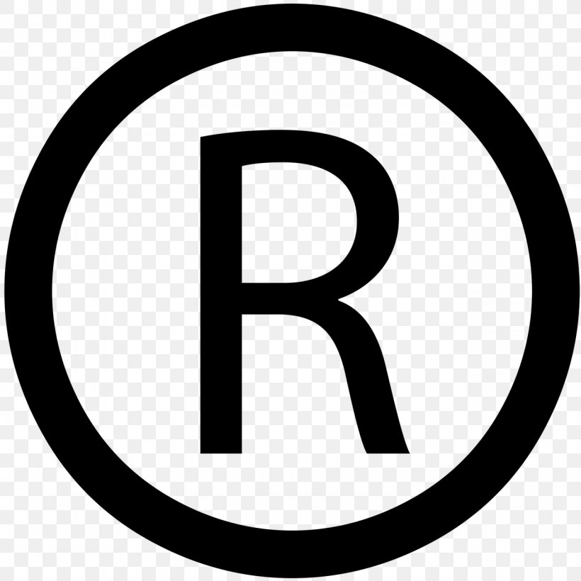 Registered Trademark Symbol Copyright, PNG, 1280x1280px, Registered Trademark Symbol, Area, Black And White, Brand, Copyright Download Free