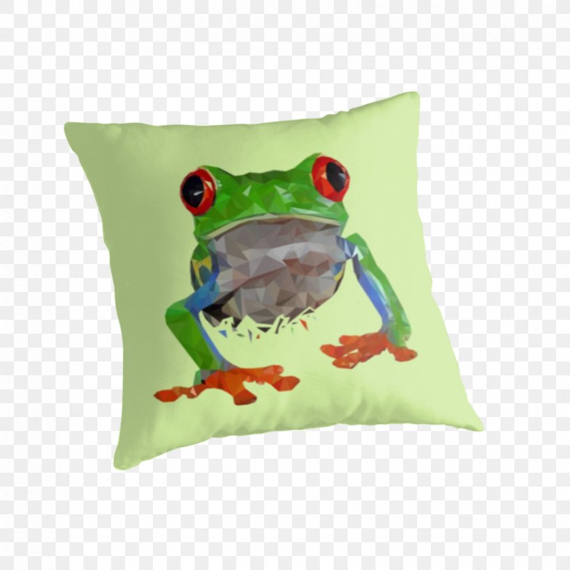 Cushion Tree Frog Throw Pillows True Frog, PNG, 875x875px, Cushion, Amphibian, Frog, Material, Pillow Download Free