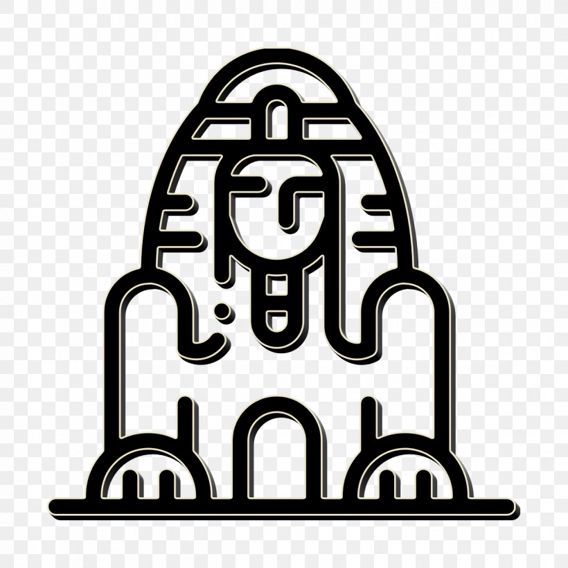 Great Sphinx Of Giza Icon Egypt Icon, PNG, 1238x1238px, Egypt Icon, Coloring Book, Line, Logo Download Free