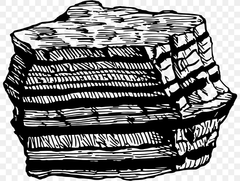 Sedimentary Rock Rock Cycle Clip Art, PNG, 800x620px, Rock, Black, Black And White, Drawing, Igneous Rock Download Free