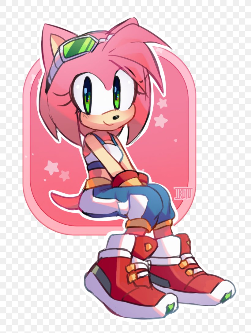Amy Rose Sonic The Hedgehog Cream The Rabbit Shadow The Hedgehog Big The Cat, PNG, 800x1085px, Watercolor, Cartoon, Flower, Frame, Heart Download Free