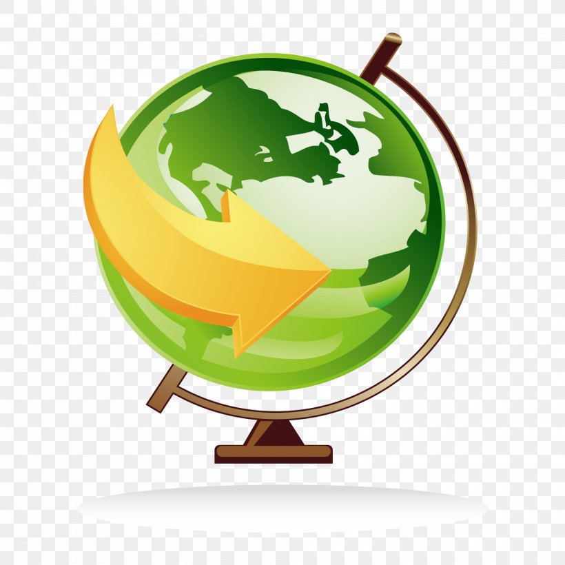 Globe Icon, PNG, 2000x2000px, Globe, Button, Green, Photography, Royaltyfree Download Free