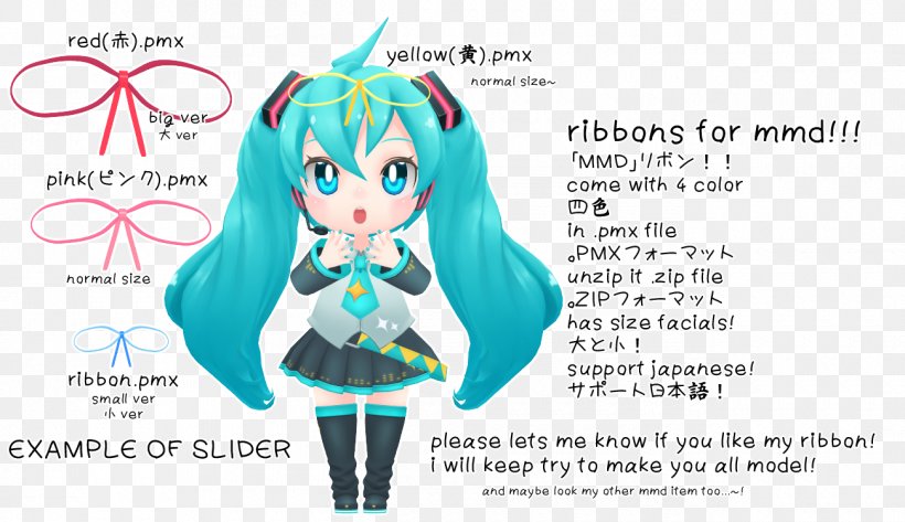 MikuMikuDance Ribbon Paper Hatsune Miku Art, PNG, 1300x750px, Watercolor, Cartoon, Flower, Frame, Heart Download Free