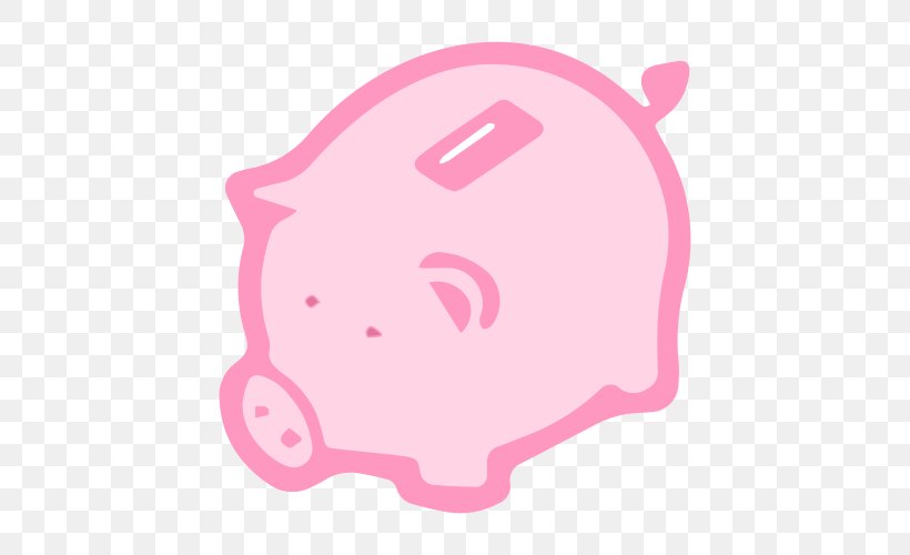 Piggy Bank Clip Art, PNG, 500x500px, Pig, Bank, Design M, Mammal, Nose Download Free
