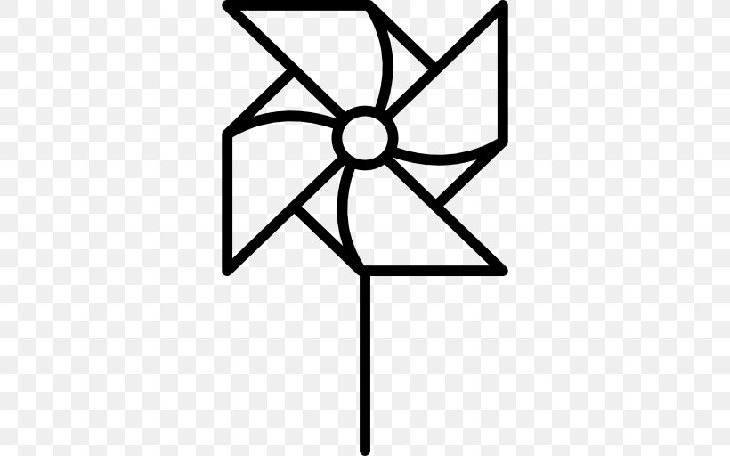 Pinwheel Windmill Toy, PNG, 512x512px, Pinwheel, Area, Black And White, Business, Line Art Download Free