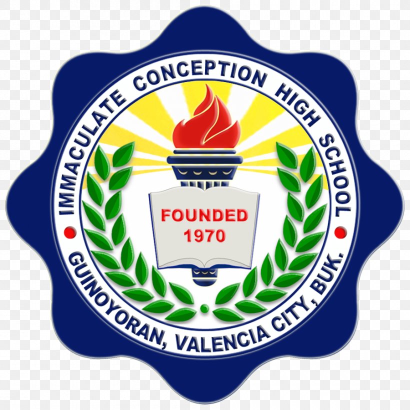 Immaculate Conception High School Lodi High School St. Paul University Philippines National Secondary School, PNG, 900x900px, School, Area, Badge, Brand, Bukidnon Download Free
