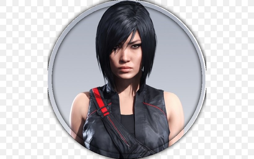 Mirror's Edge Catalyst Faith Connors Video Game EA DICE, PNG, 512x512px, Faith Connors, Bangs, Battlefield 1, Black Hair, Brown Hair Download Free