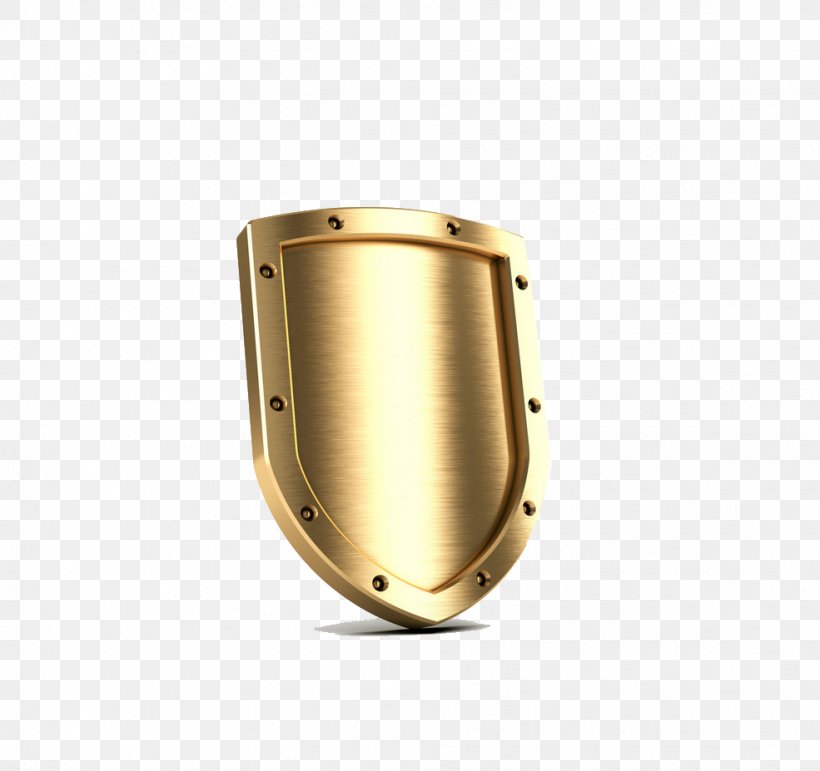 Shield Gold, PNG, 985x927px, 3d Computer Graphics, Shield, Brass, Color, Gold Download Free