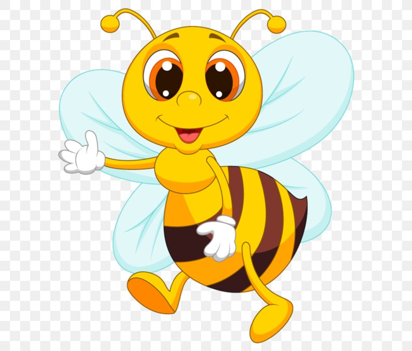Bee Cartoon, PNG, 700x700px, Bee, Art, Artwork, Butterfly, Can Stock Photo Download Free