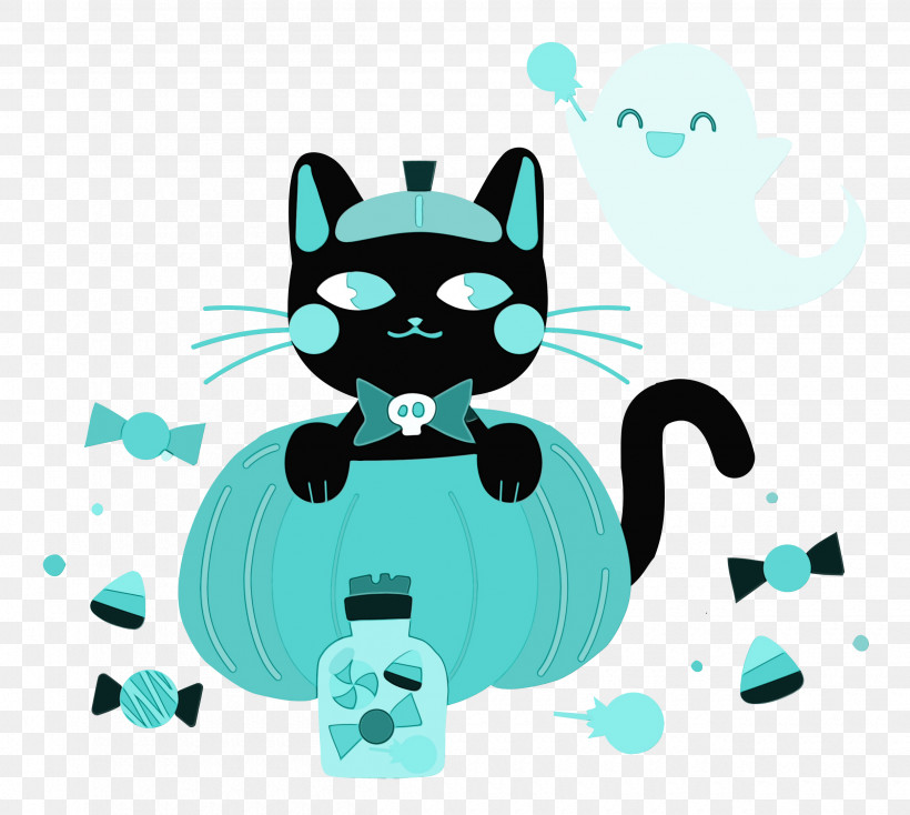 Cat Cat-like Whiskers Cartoon, PNG, 2500x2239px, Spooky Halloween, Cartoon, Cat, Catlike, Microsoft Azure Download Free