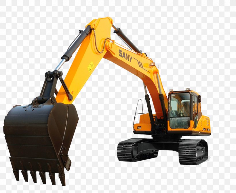 Excavator Heavy Machinery Bulldozer Sany, PNG, 847x692px, Excavator, Architectural Engineering, Bulldozer, Construction Equipment, Dumper Download Free