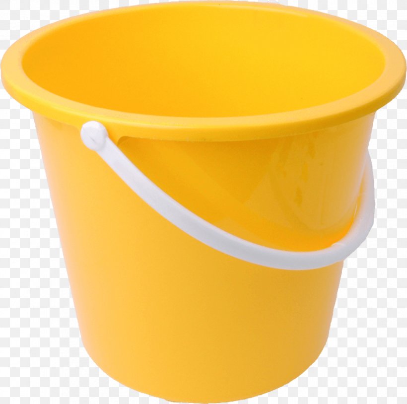 Jantex Round Plastic Buckets CD805 Yellow Amscan Favor Bucket, PNG, 850x844px, Bucket, Color, Cup, Flowerpot, Liter Download Free