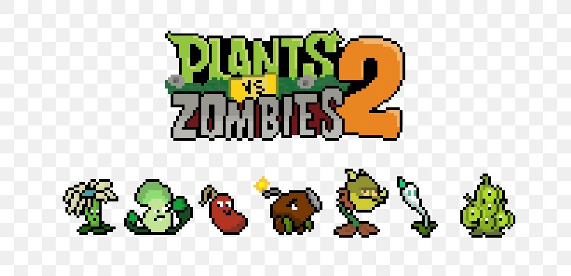 Plants Vs. Zombies 2: It's About Time Pixel Art Digital Art, PNG, 765x396px, Pixel Art, Art, Cartoon, Character, Deviantart Download Free