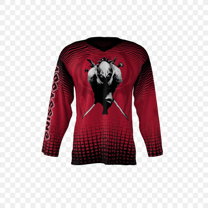 T-shirt Hockey Jersey Sleeve Ice Hockey, PNG, 1024x1024px, Tshirt, Active Shirt, Clothing, Dyesublimation Printer, Hockey Jersey Download Free