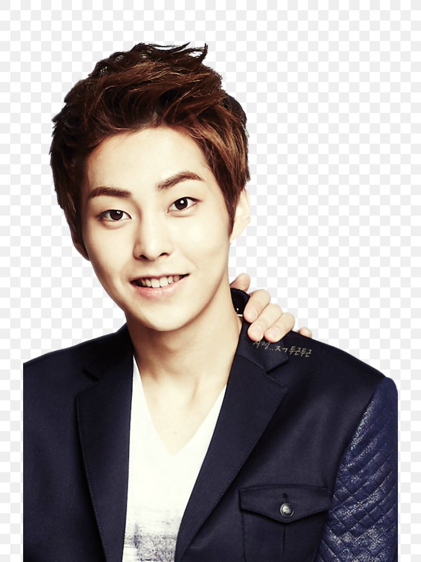 Xiumin South Korea EXO MAMAMOO K-pop, PNG, 730x1095px, Watercolor, Cartoon, Flower, Frame, Heart Download Free