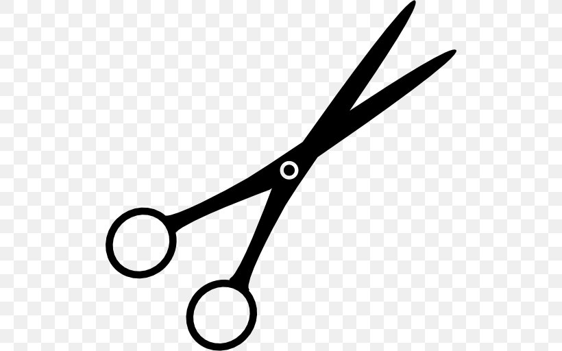 Scissors, PNG, 512x512px, Scissors, Barber, Beauty Parlour, Black And White, Comb Download Free