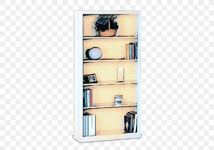 Shelf Shelving Furniture Bookcase, PNG, 575x575px, Pop Art, Bookcase, Furniture, Retro, Shelf Download Free