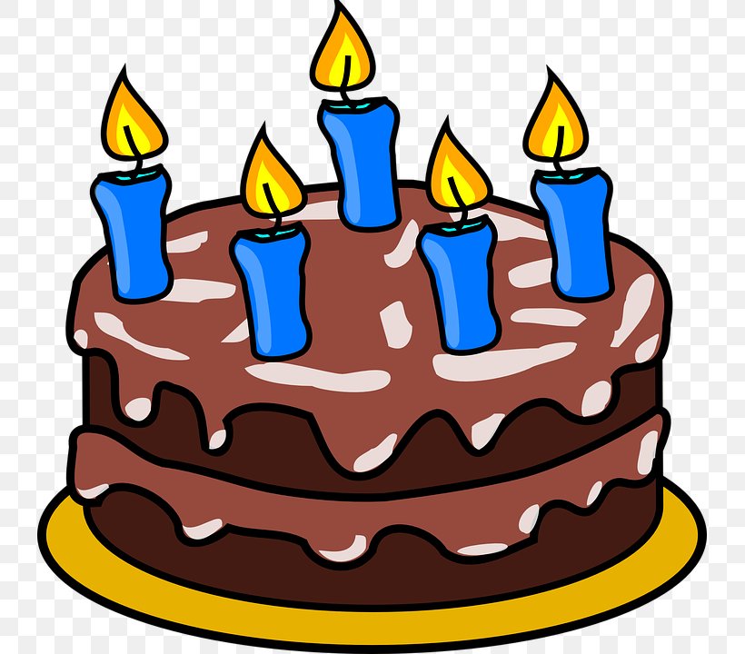 Birthday Cake Chocolate Cake Cupcake Frosting & Icing Clip Art, PNG, 737x720px, Birthday Cake, Artwork, Birthday, Cake, Chocolate Download Free
