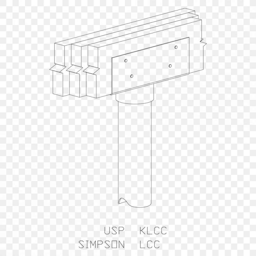 Lally Column Beam Wood, PNG, 1000x1000px, Column, Beam, Deck, Diagram, Drawing Download Free