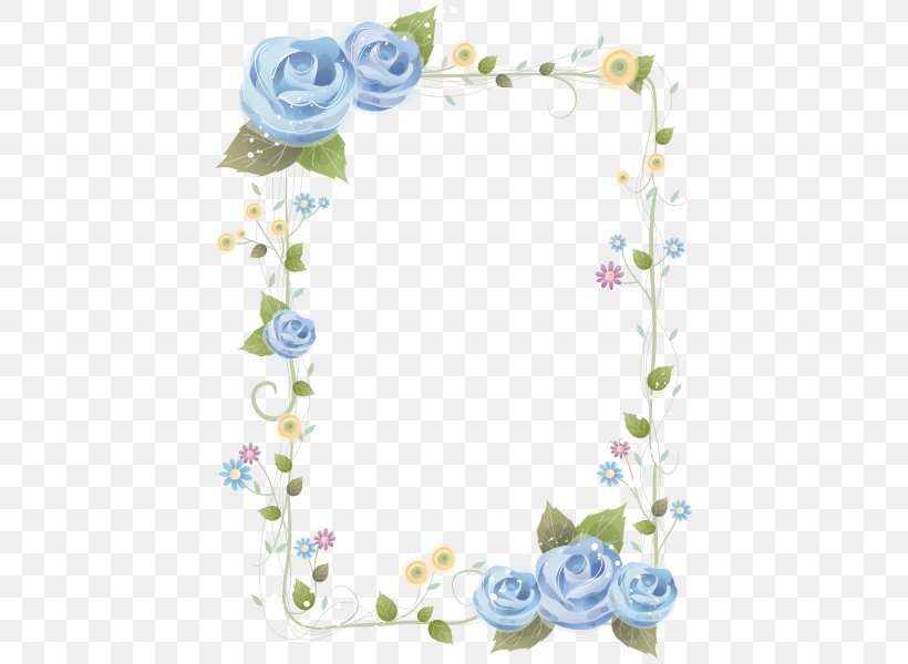 Borders And Frames Blue Rose, PNG, 600x600px, Borders And Frames, Blue, Blue Rose, Border, Cut Flowers Download Free