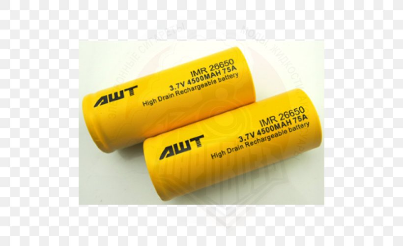 Electric Battery Lithium-ion Battery Rechargeable Battery Lithium–sulfur Battery, PNG, 500x500px, Electric Battery, Ampere Hour, Battery, Cylinder, Electric Potential Difference Download Free