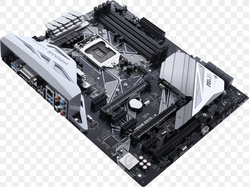 Intel ASUS PRIME Z370-A LGA 1151 Motherboard ATX, PNG, 1480x1112px, Intel, Asus Prime Z370a, Atx, Coffee Lake, Computer Component Download Free