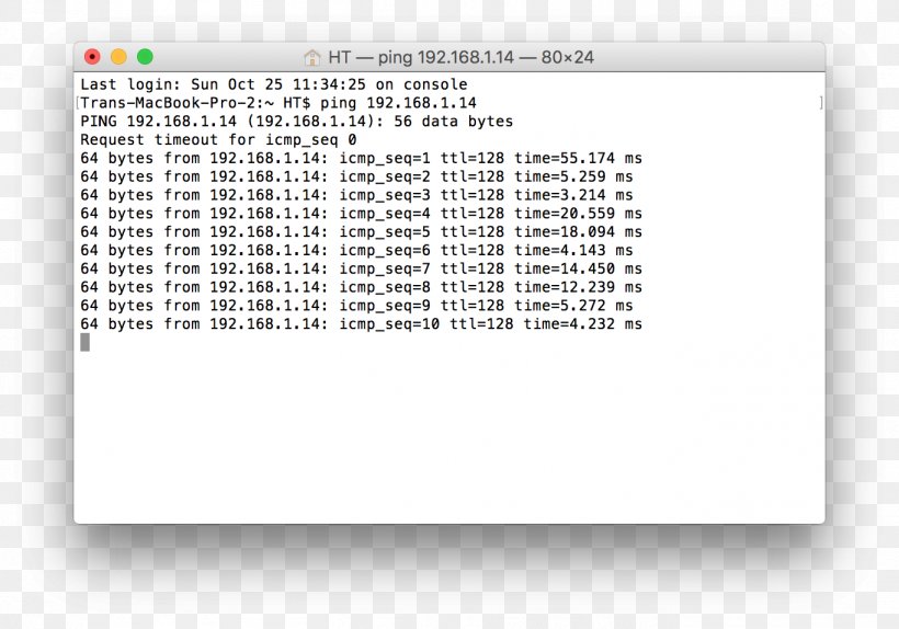 Ping IP Address Internet Protocol MacOS, PNG, 1364x956px, Ping, Area, Brand, Computer, Computer Network Download Free