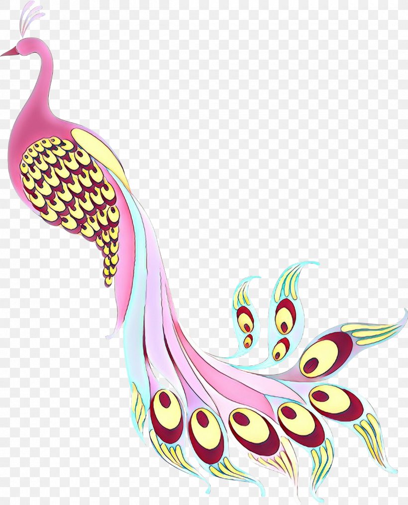 Pink Background, PNG, 2420x2999px, Feather, Beak, Character, Ornament, Pink Download Free
