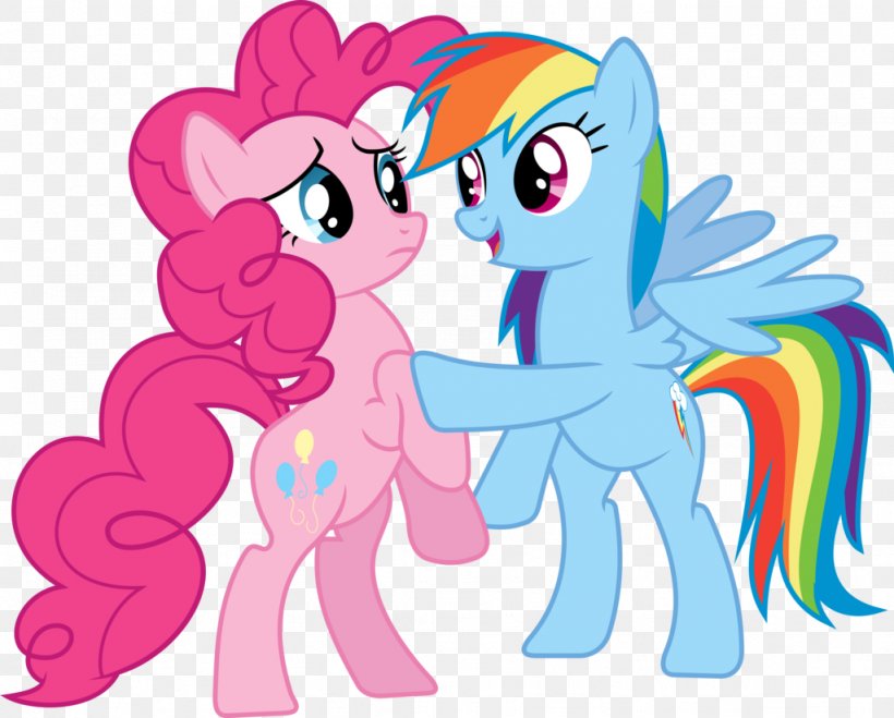 Pinkie Pie Rainbow Dash Rarity Applejack Pony, PNG, 1024x823px, Watercolor, Cartoon, Flower, Frame, Heart Download Free