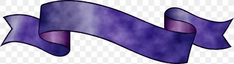 Purple Violet Electric Blue, PNG, 3989x1090px, Ribbon, Electric Blue, Paint, Purple, S Ribbon Download Free